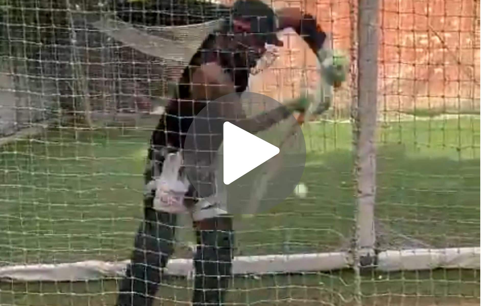 [Watch] Babar Azam's Intense Batting In Nets Amidst PAK Captaincy Removal Rumours